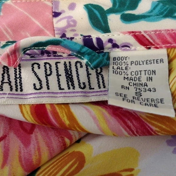 VINTAGE Sarah Spencer Floral Robe - Picture 5 of 5